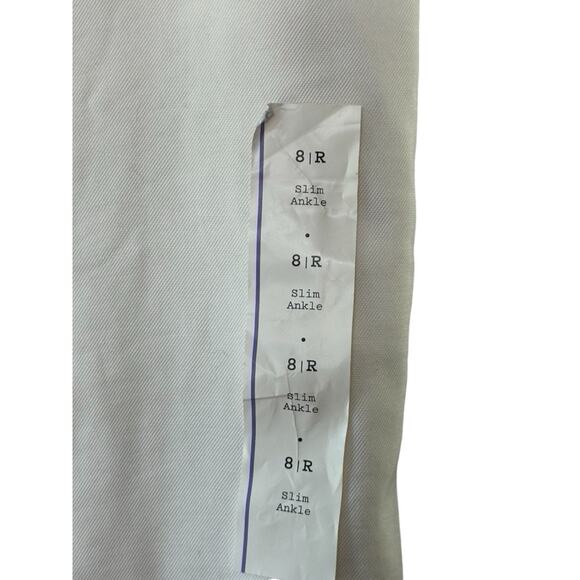 A New Day Cream Slim Fit Ankle Cuffed Pants Slacks Women's Size 8 New - Picture 4 of 9